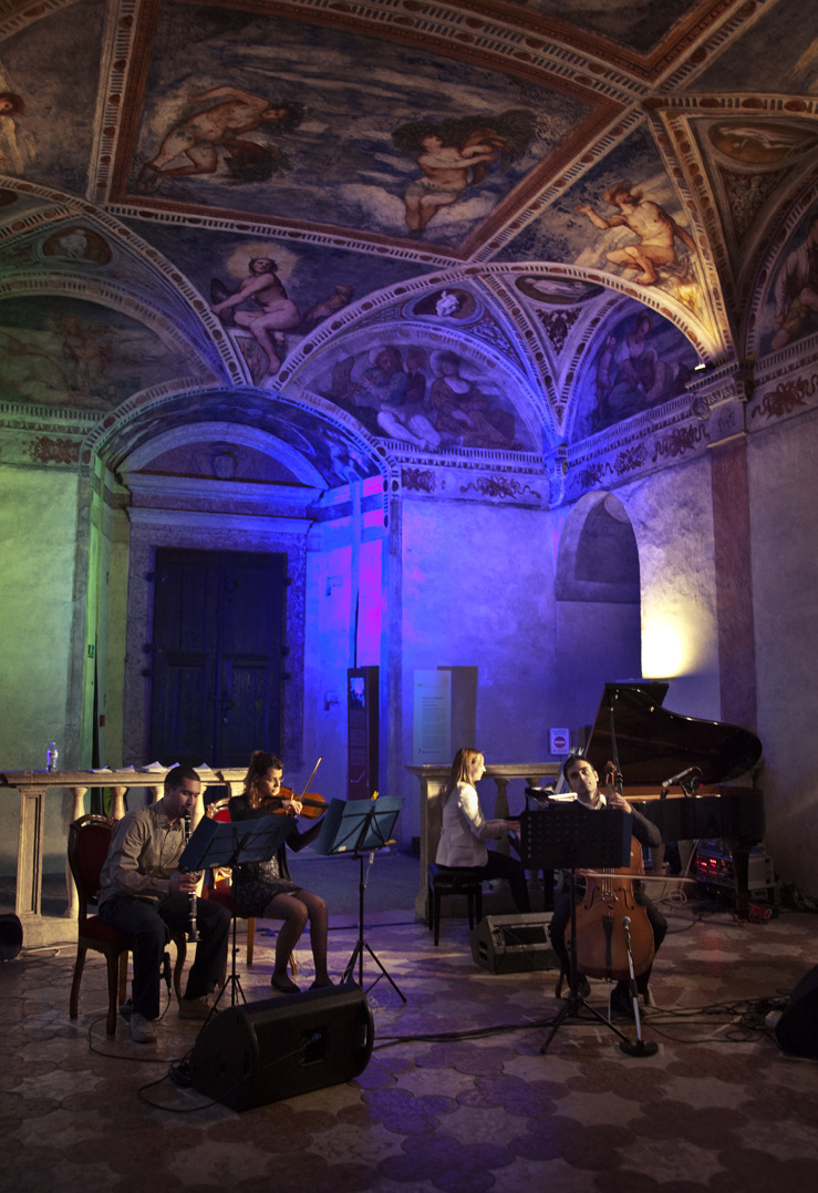 Un immagine del concerto klezmer di ieri sera